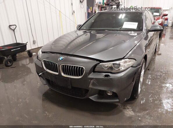 WBA5B3C59GG258444 2016 BMW 5 SERIES Gray წინა ხედი
