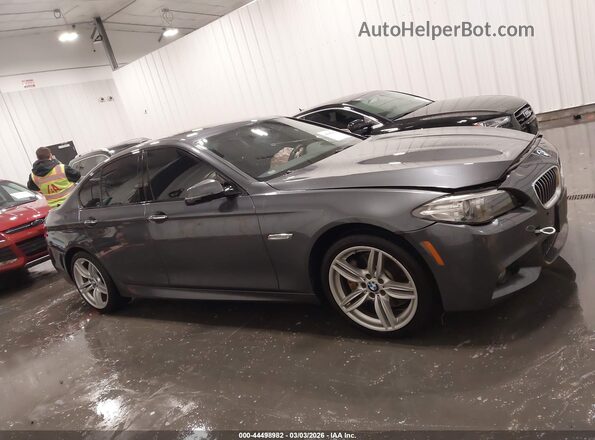 WBA5B3C59GG258444 2016 BMW 5 SERIES Gray უკანა სალონის ხედი