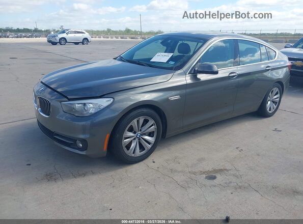 WBA5M4C31HD187211 2017 BMW 5 SERIES Серый Передняя левая четверть