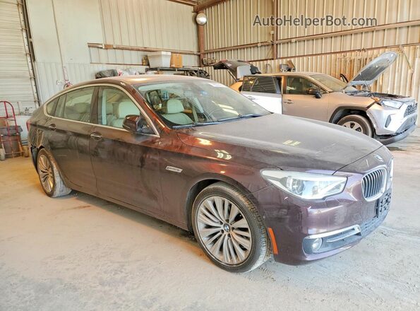 WBA5M4C54GD186568 2016 BMW 5 SERIES Maroon წინა მარჯვენა