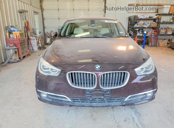 WBA5M4C54GD186568 2016 BMW 5 SERIES Maroon წინა ხედი