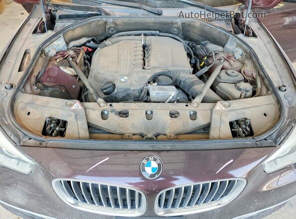 WBA5M4C54GD186568 2016 BMW 5 SERIES Maroon უკანა სალონის ხედი