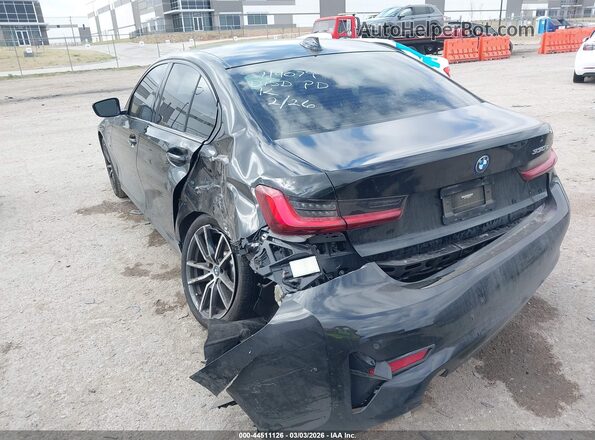 WBA5P7C02NFL69434 2022 BMW 3 SERIES Черный Задняя левая четверть