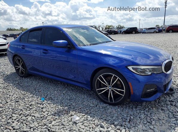 WBA5R1C53KAE81576 2019 BMW 3 SERIES Blue Front right