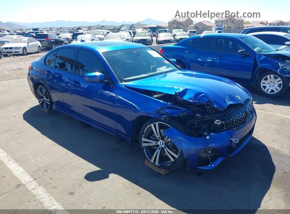 WBA5R1C54KAJ99850 2019 BMW 3 SERIES Blue Vista frontal