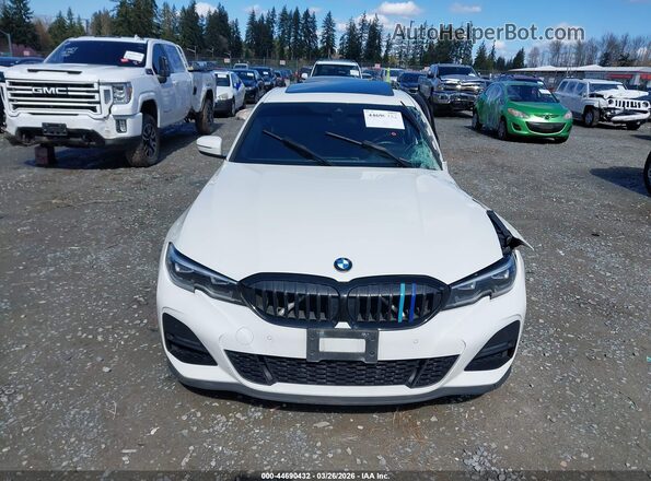 WBA5R7C57KFH23517 2019 BMW 3 SERIES White Vista del cuadro de instrumentos