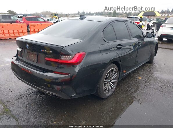 WBA5U7C09LFH59956 2020 BMW M3 Black Tył prawy