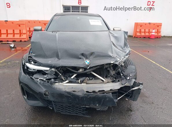 WBA5U7C09LFH59956 2020 BMW M3 Black Widok wnętrza z tyłu