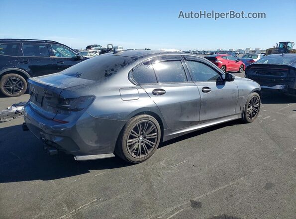 WBA5U7C0XLAF54336 2020 BMW M3 Gray Trasero derecho