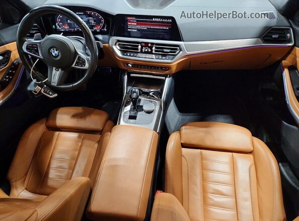 WBA5U9C01LA380309 2020 BMW M3 Белый Вид панели приборов