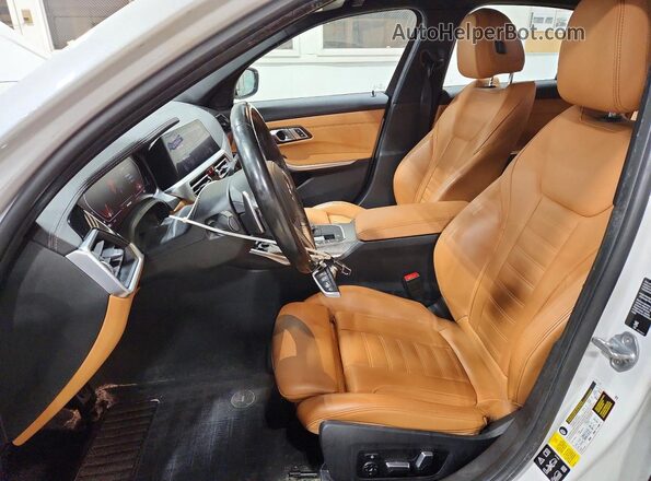 WBA5U9C01LA380309 2020 BMW M3 Белый Вид салона спереди
