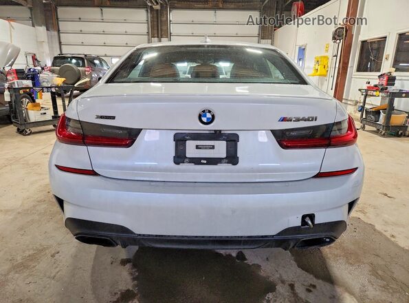 WBA5U9C01LA380309 2020 BMW M3 Белый Вид сзади