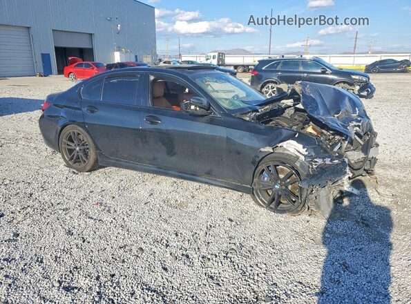 WBA5U9C08LAF54492 2020 BMW M3 Black Передня права чверть