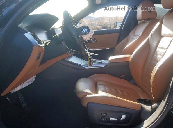 WBA5U9C08LAF54492 2020 BMW M3 Black Вид салону спереду