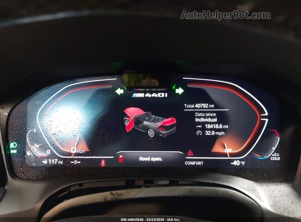 WBA63AT03PCL85014 2023 BMW M4 Серый Вид задних сидений