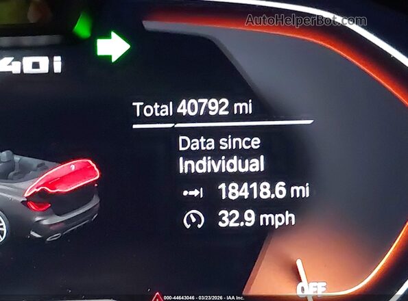 WBA63AT03PCL85014 2023 BMW M4 Серый Панорамный вид салона 360°