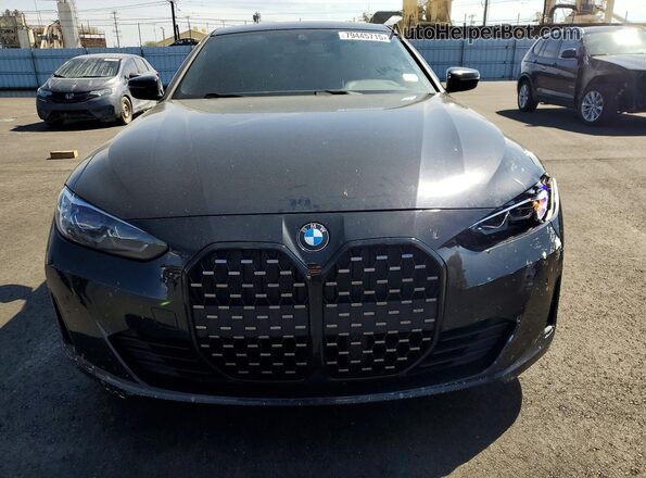 WBA63AV03NFM04105 2022 BMW 4 SERIES Black Front view
