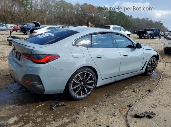 WBA63AV03NFM78284 2022 BMW 4 SERIES Silver Trasero derecho