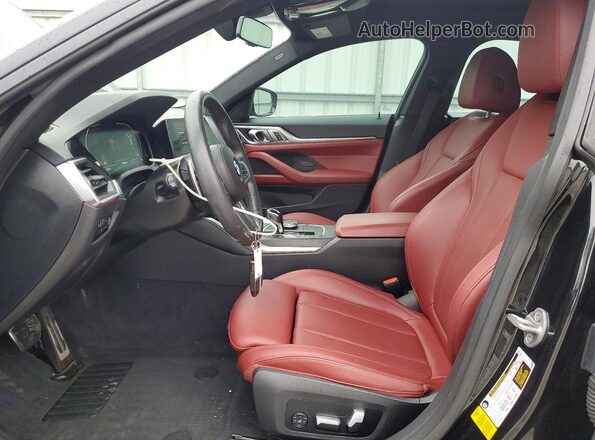 WBA63AV07NFM76490 2022 BMW 4 SERIES Black Vista interior delantera