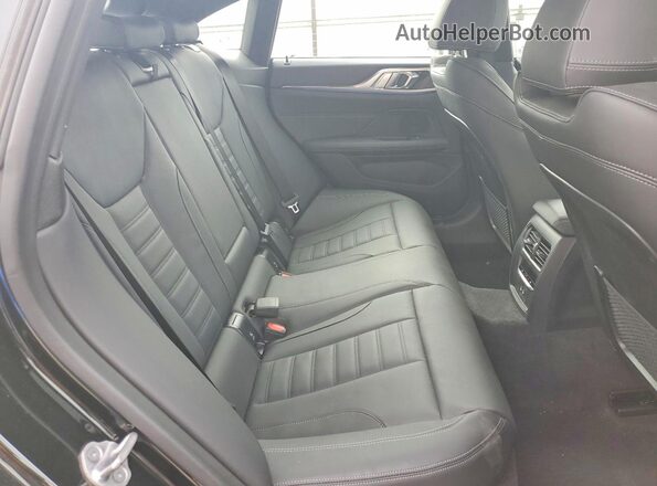 WBA63AV09PFN95533 2023 BMW 4 SERIES Black უკანა სავარძლების ხედი