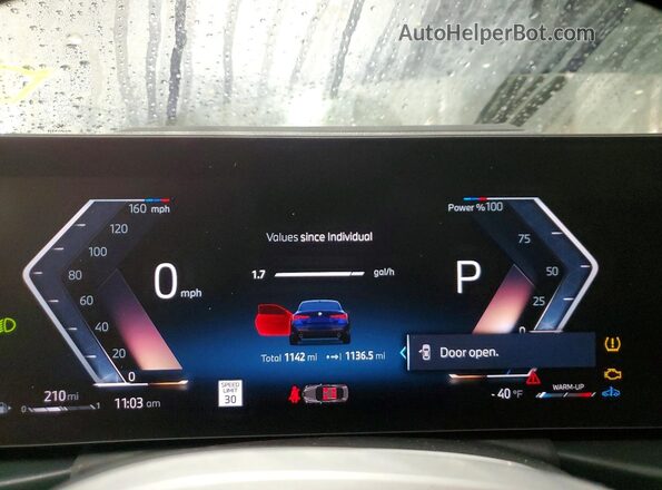 WBA63DA01TCV94069 2026 BMW 4 SERIES Blue Instrument cluster view