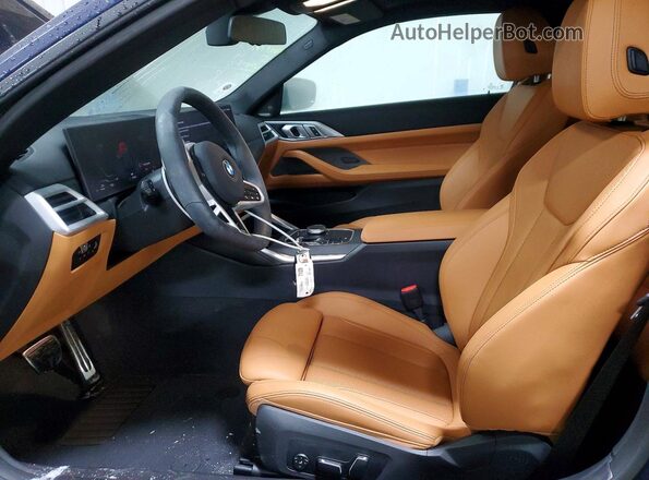 WBA63DA01TCV94069 2026 BMW 4 SERIES Blue Front interior view