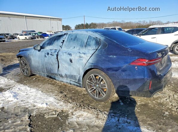 WBA63FJ05TCW29921 2026 BMW 5 SERIES Blue Задня ліва чверть
