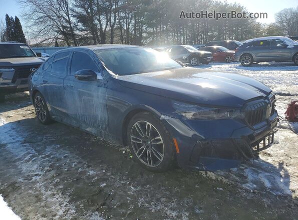 WBA63FJ05TCW29921 2026 BMW 5 SERIES Blue Передня права чверть