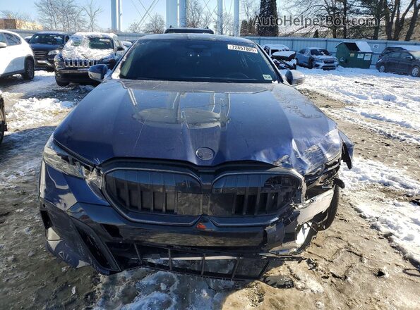 WBA63FJ05TCW29921 2026 BMW 5 SERIES Blue Вид спереду