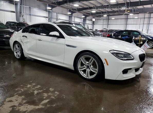 WBA6D2C53HGT73079 2017 BMW 6 SERIES White Front right