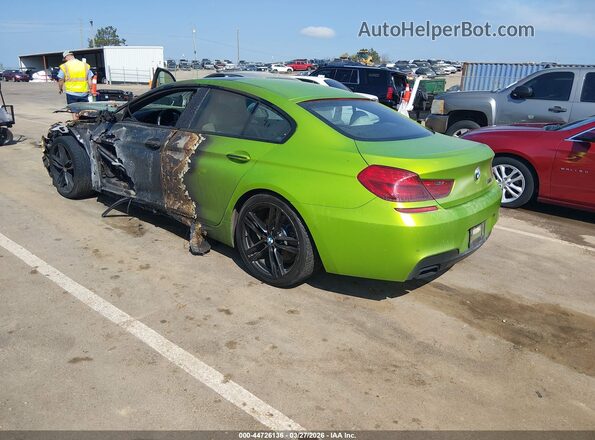 WBA6D4C50GD977166 2016 BMW 6 SERIES Green Հետևի ձախ