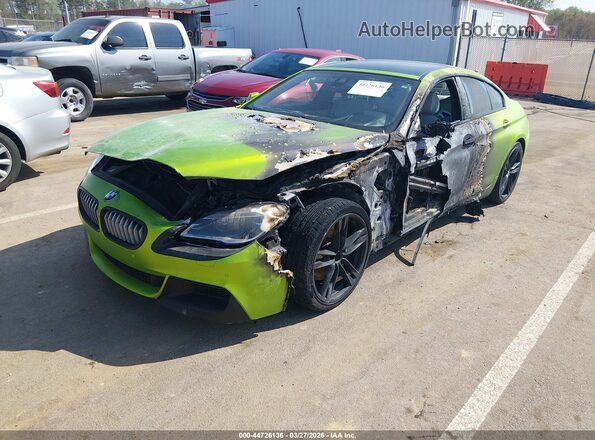 WBA6D4C50GD977166 2016 BMW 6 SERIES Green Դիմացի տեսք