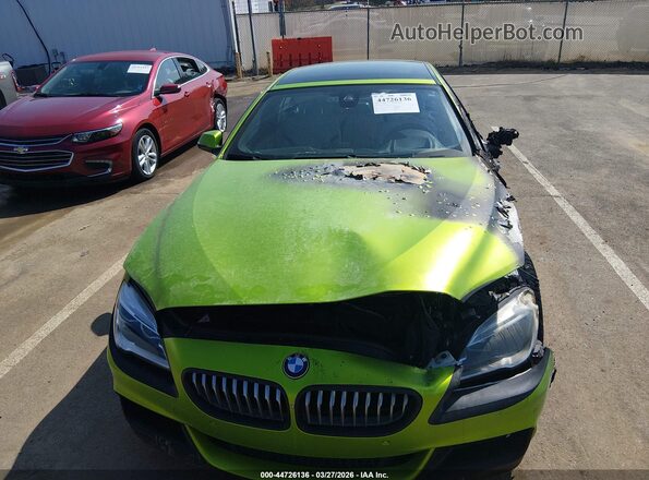 WBA6D4C50GD977166 2016 BMW 6 SERIES Green Սալոնի 360 աստիճան տեսք