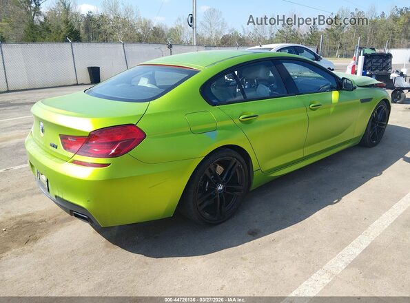 WBA6D4C50GD977166 2016 BMW 6 SERIES Green Հետևի աջ
