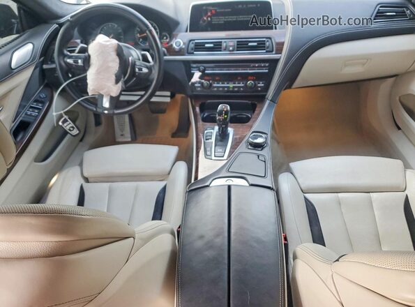 WBA6D4C54GD977218 2016 BMW 6 SERIES Black Dashboard view
