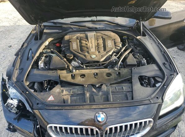 WBA6D4C54GD977218 2016 BMW 6 SERIES Black Rear interior view