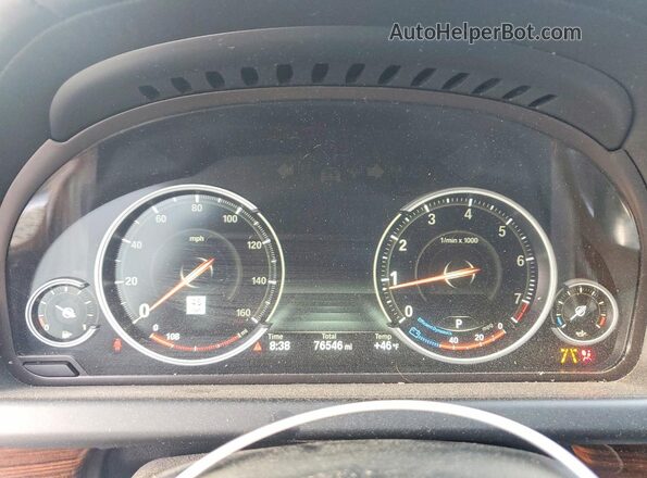 WBA6D4C54GD977218 2016 BMW 6 SERIES Black Instrument cluster view