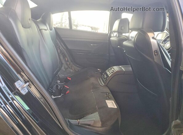 WBA6D4C59KGA01090 2019 BMW 6 SERIES Black Widok tylnych siedzeń