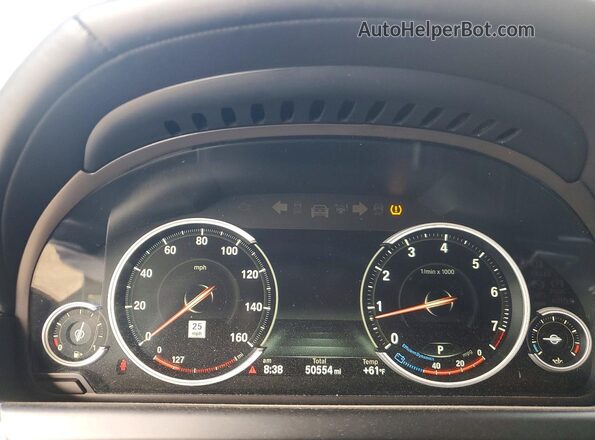 WBA6D4C59KGA01090 2019 BMW 6 SERIES Black Widok zestawu wskaźników