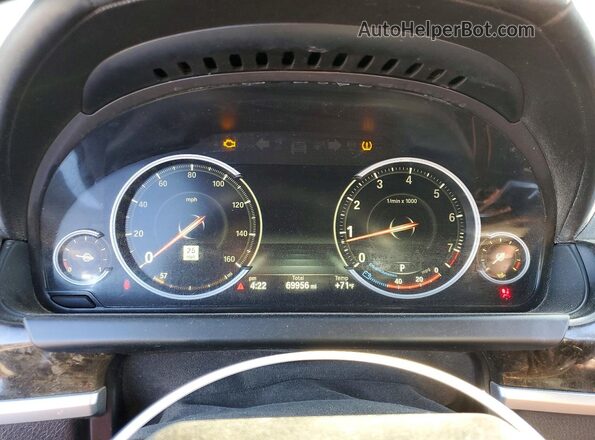 WBA6F5C54GD996576 2016 BMW 6 SERIES Black Vista del cuadro de instrumentos