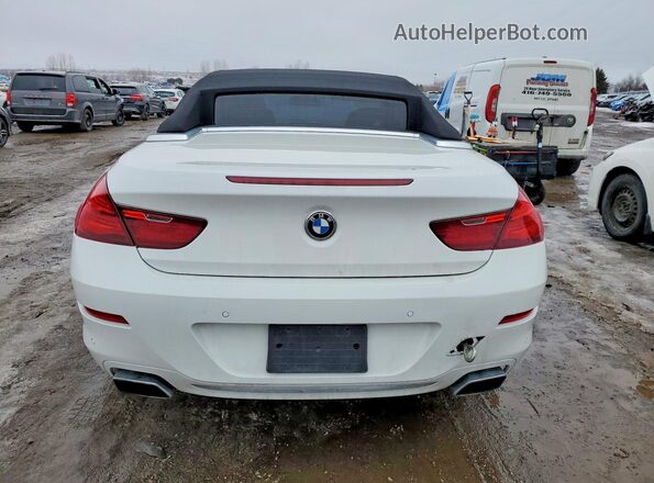 WBA6F7C38HG232045 2017 BMW 6 SERIES White უკანა ხედი