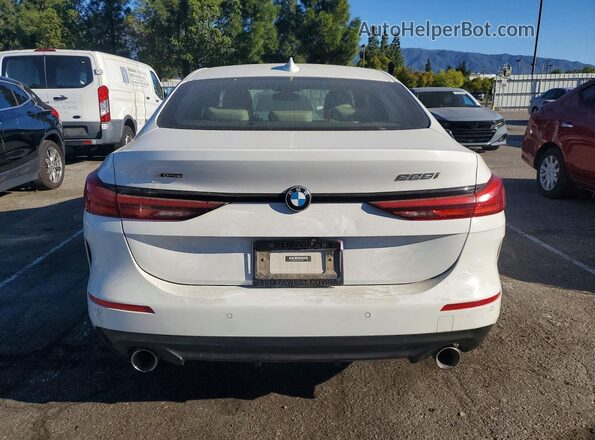 WBA73AK01L7F70691 2020 BMW 2 SERIES White უკანა ხედი
