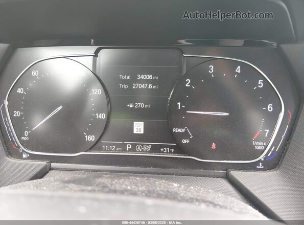 WBA73AK01L7F72733 2020 BMW 2 SERIES White Вид задніх сидінь