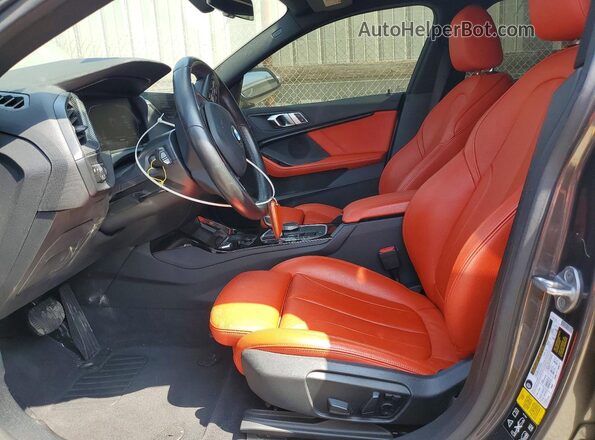 WBA73AK01M7J48824 2021 BMW 7 SERIES Gray წინა სალონის ხედი