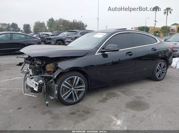 WBA73AK02L7F91193 2020 BMW 2 SERIES Black Առջևի ձախ երեք քառորդ տեսարան