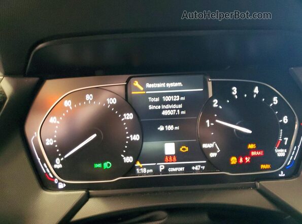 WBA73AK04M7H65508 2021 BMW 7 SERIES Black Widok zestawu wskaźników