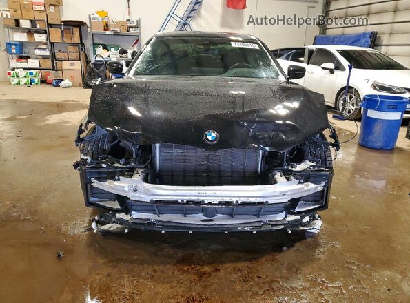 WBA73BJ00NWX53576 2022 BMW 5 SERIES Black Widok z przodu