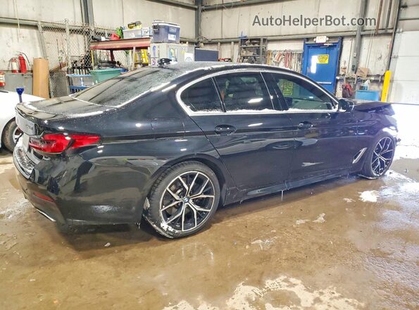 WBA73BJ00NWX53576 2022 BMW 5 SERIES Black Tył prawy