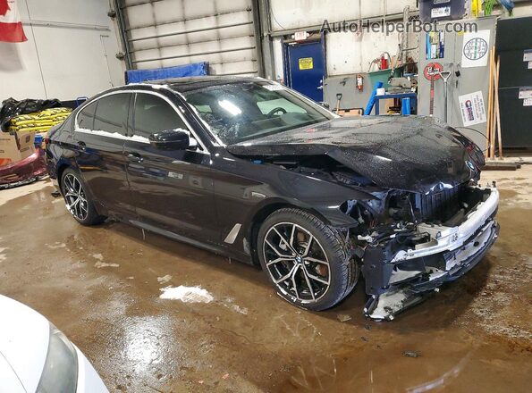 WBA73BJ00NWX53576 2022 BMW 5 SERIES Black Przód prawy