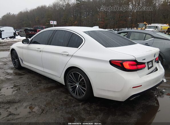 WBA73BJ01NWX58026 2022 BMW 5 SERIES Белый Задняя левая четверть